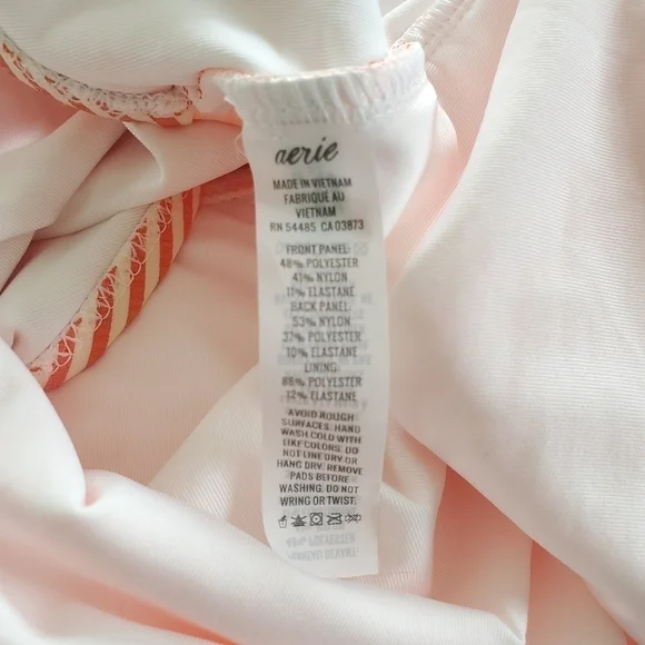 New Aerie Gingham & Striped One Piece Swimsuit Size XS - Picture 10 of 11